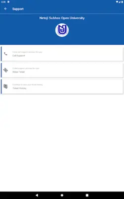 NSOU android App screenshot 0